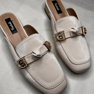 royal cream colour mules