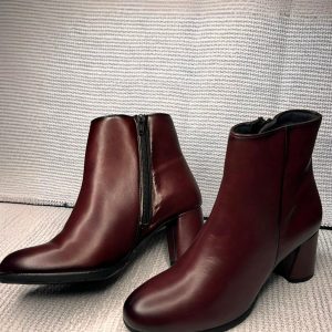 cherry coffee boots