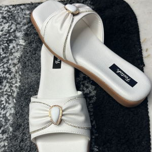 White Flats With Silver Cross