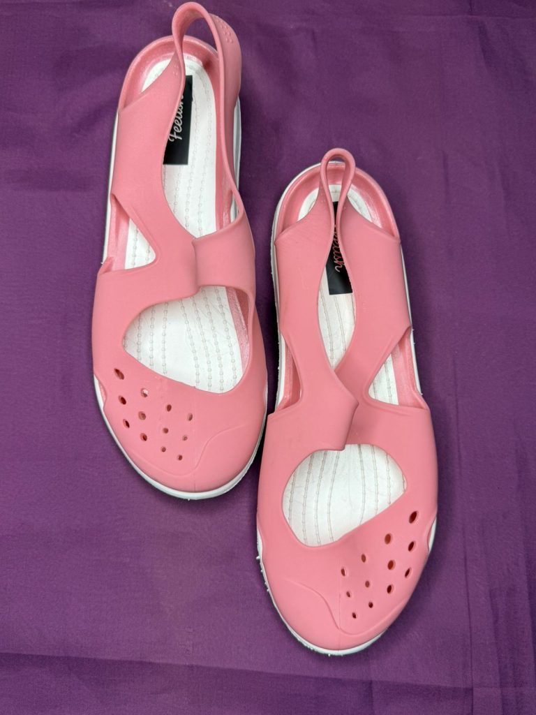 Pink Slingback Sandals