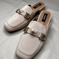Royal Cream Colour Mules