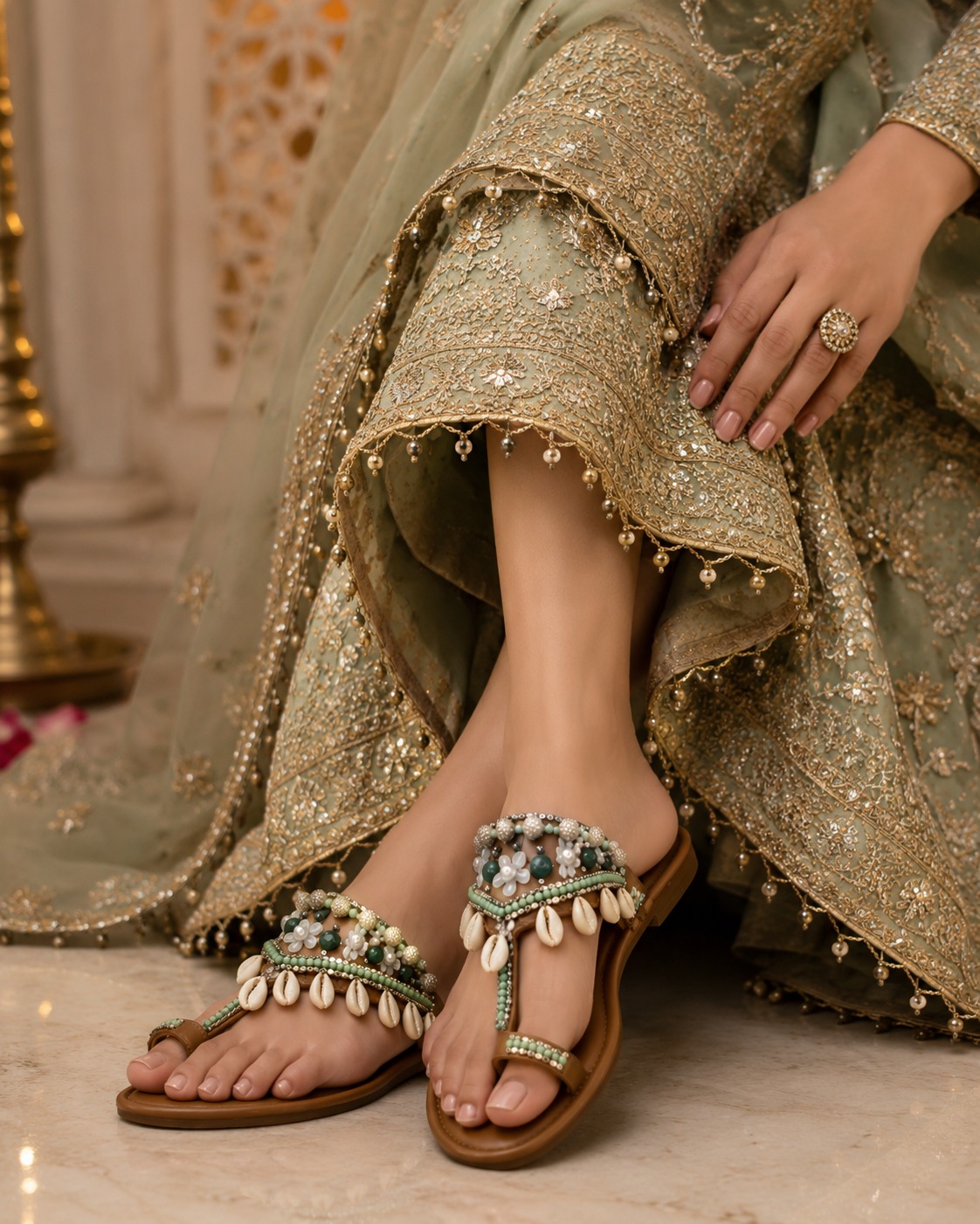 Kolhapuri With Shells - Image 6