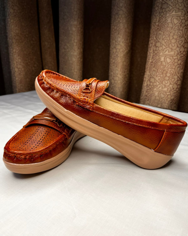 Tan brown loafers