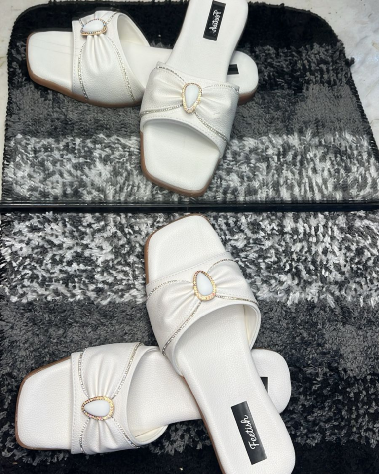 White Flats With Silver Cross