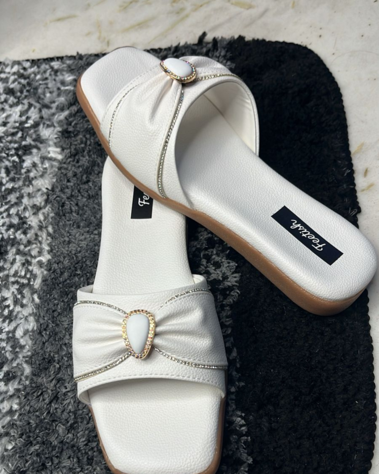 White Flats With Silver Cross