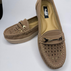 Beige Loafers