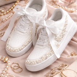 Pearl Charm Sneakers