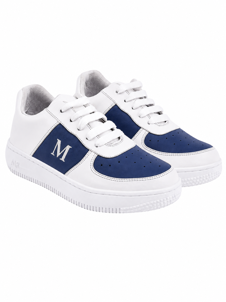 💙 Denim Blue Monogram Sneakers